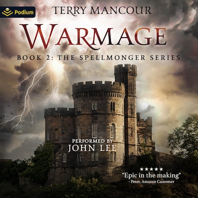 Warmage – omslag til lydbogen af Terry Mancour