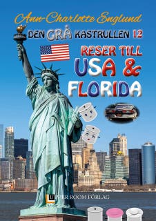 Den grå kastrullen reser till USA & Florida – omslag till ljudboken av Ann-Charlotte Englund