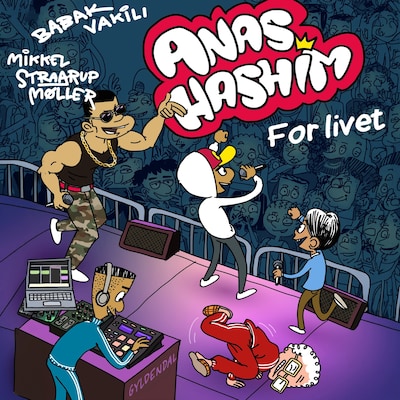 Anas Hashim - For livet – omslag til lydbogen af Mikkel Straarup Møller, Babak Vakili