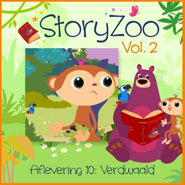 Verdwaald: StoryZoo Vol. 2 – omslag van het luisterboek van StoryZoo