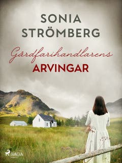 Gårdfarihandlarens arvingar – omslag till ljudboken av Sonia Strömberg