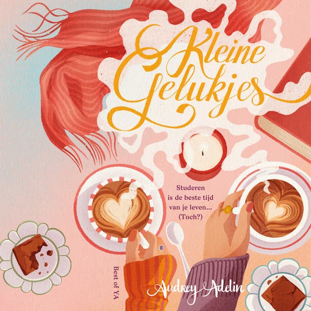 Kleine gelukjes: Studeren is de beste tijd van je leven… (Toch?) – omslag van het luisterboek van Audrey Adelin
