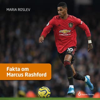 Fakta om Marcus Rashford – omslag till ljudboken av Maria Roslev