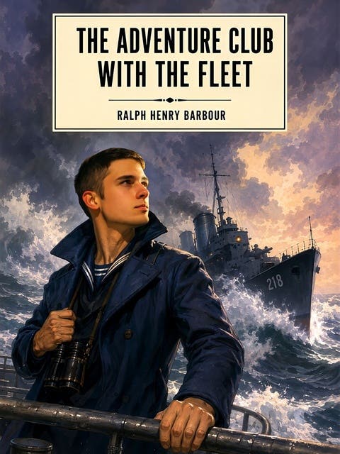The Adventure Club With the Fleet – omslag til lydbogen af Ralph Henry Barbour