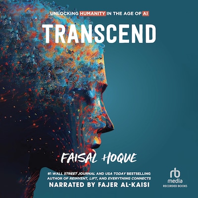 Transcend – omslag til lydbogen af Faisal Hoque