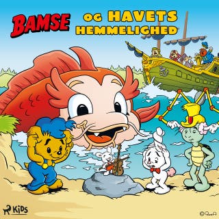 Bamse og havets hemmelighed – omslag til lydbogen af Rune Andréasson