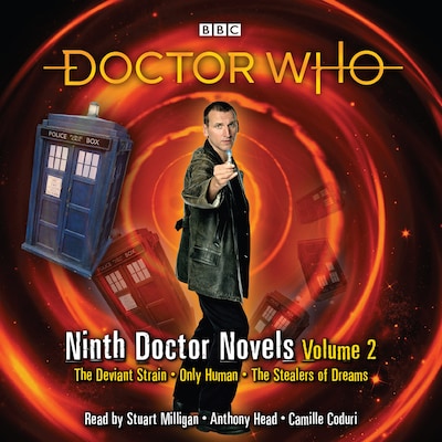 Doctor Who: Ninth Doctor Novels Volume 2 – omslag til lydbogen af Justin Richards, Gareth Roberts, Steve Lyons