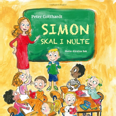 Simon skal i nulte – omslag til lydbogen af Peter Gotthardt