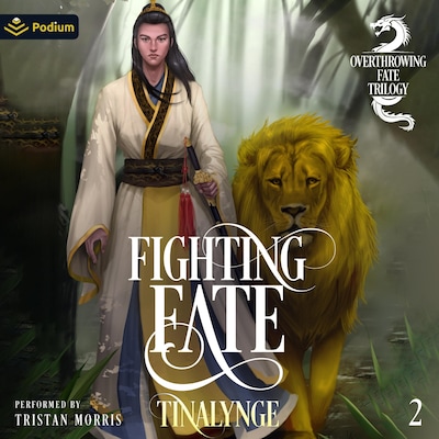 Fighting Fate – omslag til lydbogen af Tinalynge