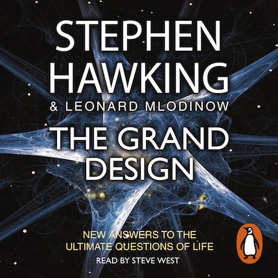 The Grand Design – omslag til lydbogen af Stephen Hawking, Leonard Mlodinow