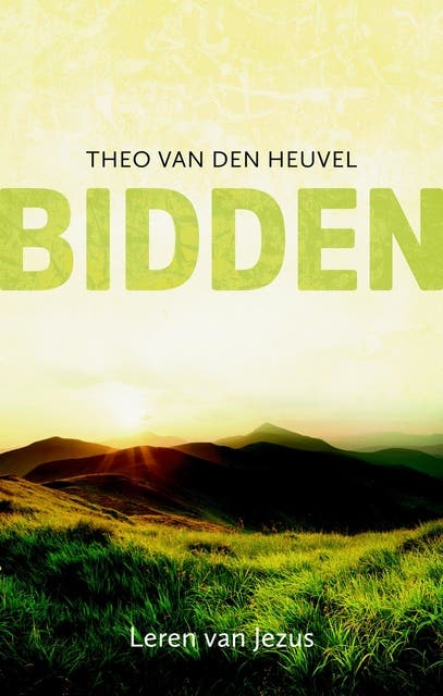 Bidden: Leren van Jezus – omslag van het luisterboek van Theo van den Heuvel
