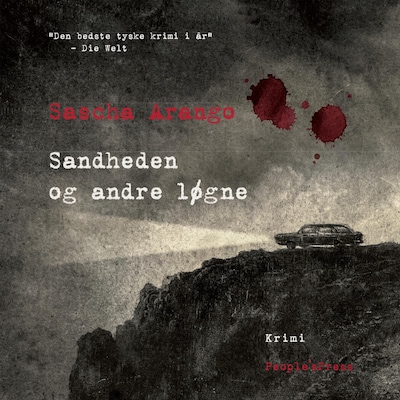 Sandheden og andre løgne – omslag til lydbogen af Sascha Arango