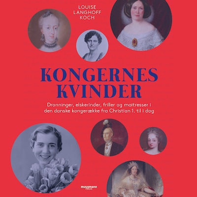 Kongernes kvinder – omslag til lydbogen af Louise Langhoff Koch