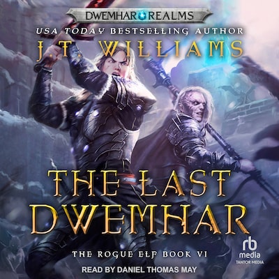 The Last Dwemhar – omslag til lydbogen af J.T. Williams