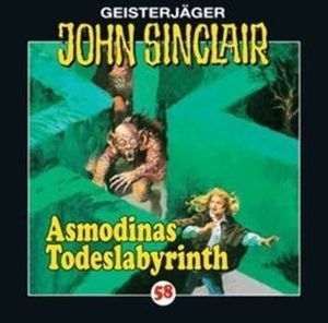Asmodinas Todeslabyrinth (John Sinclair 58) – okładka audiobooka, autor Jason Dark