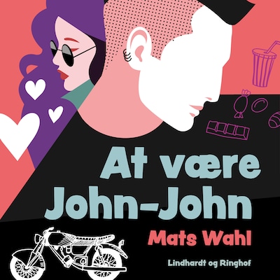 At være John-John – omslag til lydbogen af Mats Wahl