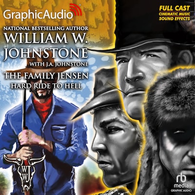 Hard Ride To Hell [Dramatized Adaptation] – omslag til lydbogen af William W. Johnstone, J.A. Johnstone