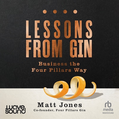 Lessons From Gin – omslag til lydbogen af Matt Jones