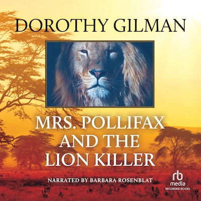 Mrs Pollifax and the Lion Killer – omslag til lydbogen af Dorothy Gilman