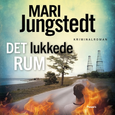 Det lukkede rum – omslag til lydbogen af Mari Jungstedt