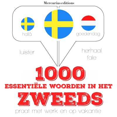1000 essentiële woorden in het Zweeds – omslag van het luisterboek van JM Gardner