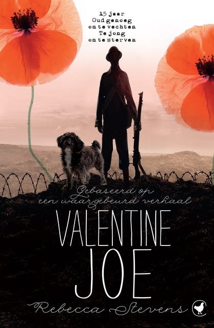 Valentine Joe: Vijftien jaar - oud genoeg om te vechten - te jong om te sterven – omslag van het luisterboek van Rebecca Stevens