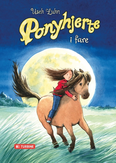 Ponyhjerte i fare – omslag til lydbogen af Usch Luhn