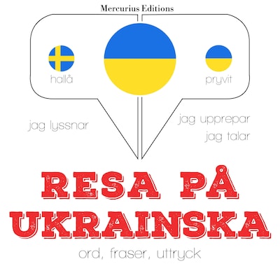 Resa på ukrainska – omslag till ljudboken av JM Gardner