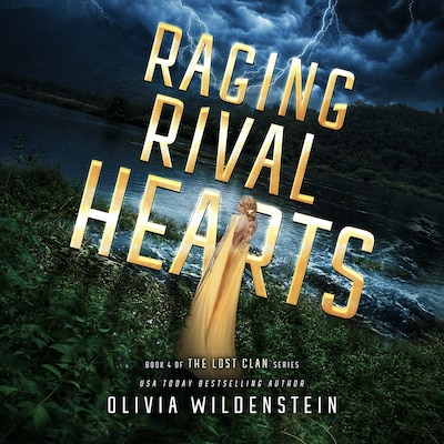 Raging Rival Hearts – omslag til lydbogen af Olivia Wildenstein