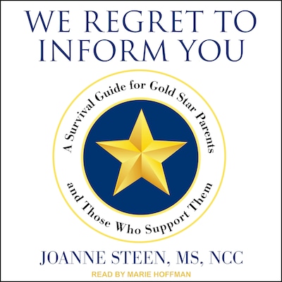 We Regret to Inform You – omslag til lydbogen af Joanne Steen, MS, NCC