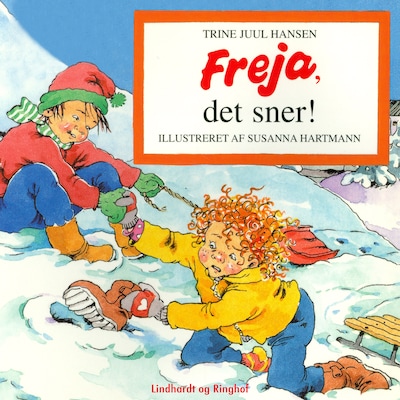 Freja, det sner! – omslag til lydbogen af Trine Juul Hansen