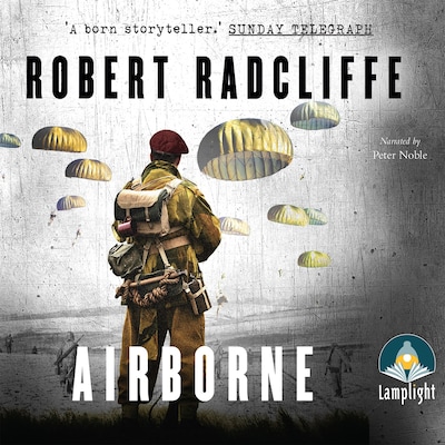 Airborne – omslag til lydbogen af Robert Radcliffe