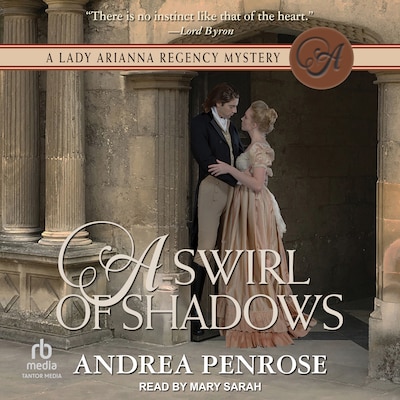 A Swirl of Shadows – omslag til lydbogen af Andrea Penrose