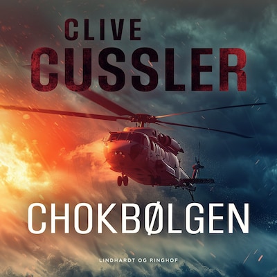 Chokbølgen – omslag til lydbogen af Clive Cussler