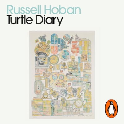 Turtle Diary – omslag til lydbogen af Russell Hoban
