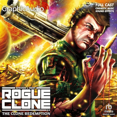 The Clone Redemption [Dramatized Adaptation] – omslag til lydbogen af Steven L. Kent