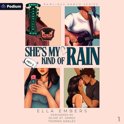 She's My Kind of Rain – omslag til lydbogen af Ella Embers