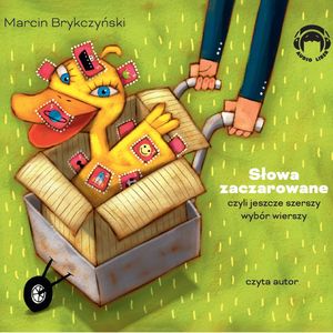 Słowa zaczarowane – okładka audiobooka, autor Marcin Brykczyński