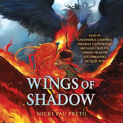 Wings of Shadow – okładka audiobooka, autor Nicki Pau Preto
