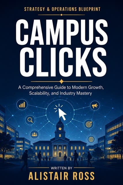 Campus Clicks: Digital Marketing for Campus Bookstores and College Retailers to Drive Student E-Commerce, Fan Gear, and Book Sales – omslag til lydbogen af Alistair Ross