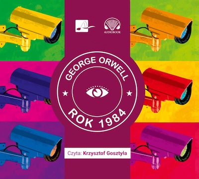 Rok 1984 – okładka audiobooka, autor George Orwell
