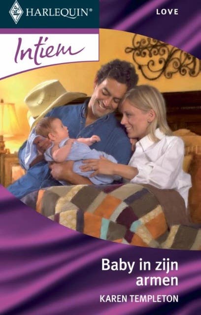 Baby in zijn armen – omslag van het luisterboek van Karen Templeton