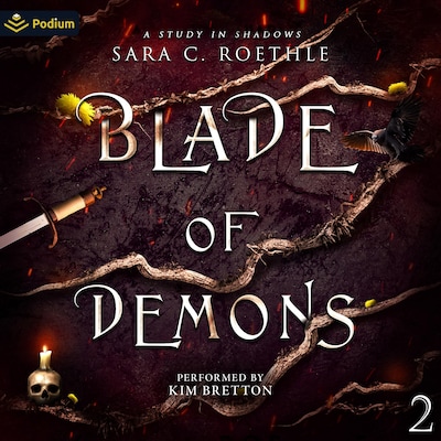 Blade of Demons – omslag til lydbogen af Sara C. Roethle