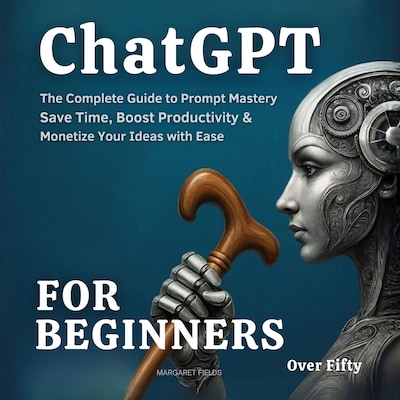 ChatGPT For Beginners Over Fifty – omslag til lydbogen af Margaret Fields