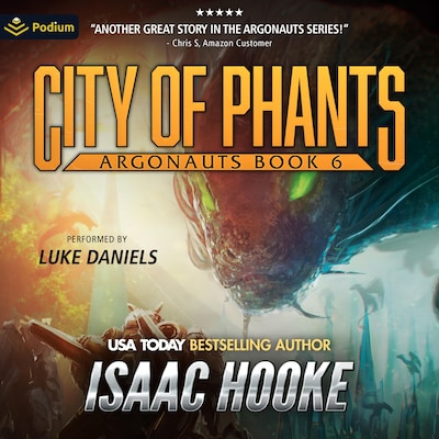 City of Phants – omslag til lydbogen af Isaac Hooke