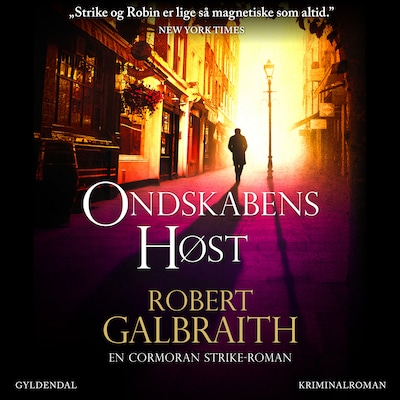 Ondskabens høst – omslag til lydbogen af Robert Galbraith