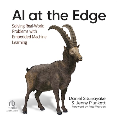 AI at the Edge – omslag til lydbogen af Daniel Situnayake, Jenny Plunkett