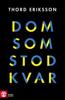 Dom som stod kvar – omslag till ljudboken av Thord Eriksson