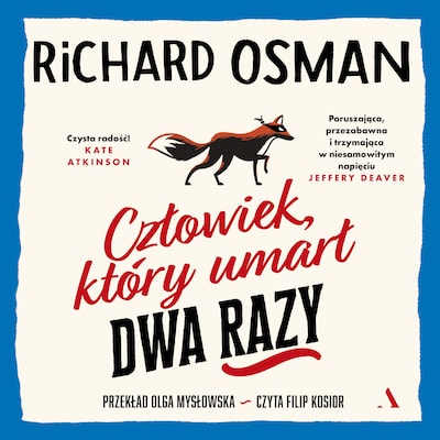 Człowiek, który umarł dwa razy – okładka audiobooka, autor Richard Osman