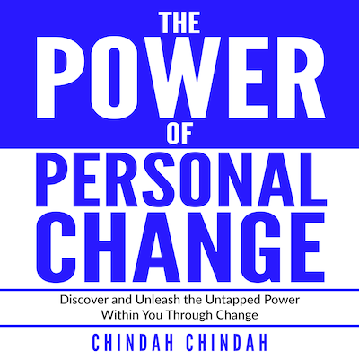The Power Of Personal Change – omslag till ljudboken av Chindah Chindah